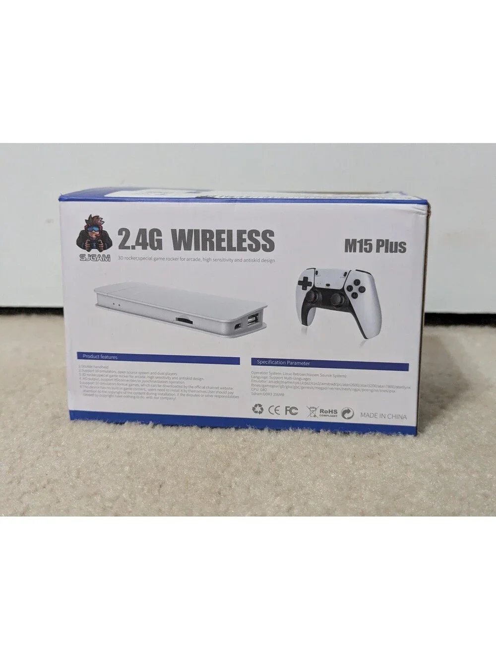 M15 Plus 2.4G Wireless 4K Game Stick